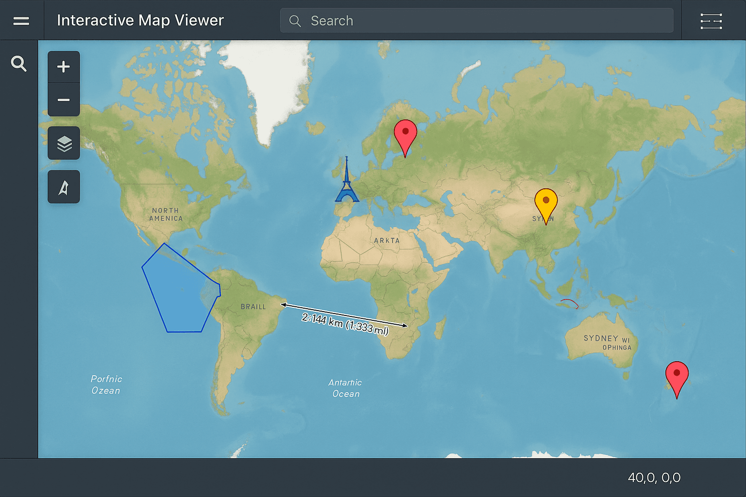 Interactive Map Viewer